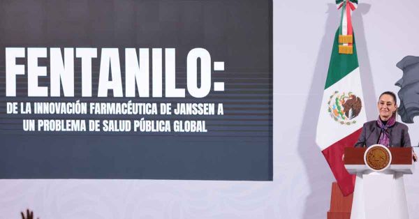 Presenta Claudia Sheinbaum campaña "Aléjate de las drogas. El fentanilo te mata"