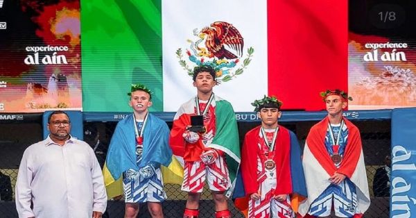 Logra M&eacute;xico su primer oro en el Mundial Juvenil de Artes Marciales Mixtas