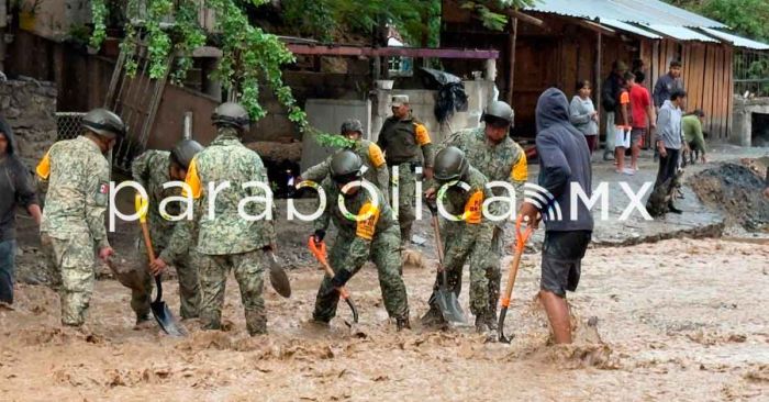 Reporta CNPC 37 personas fallecidas en cuatro estados por las fuertes lluvias