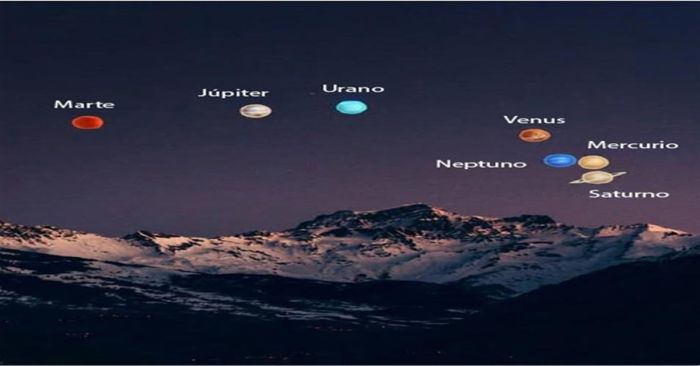 Habrá una conjunción Planetaria este 28 de febrero