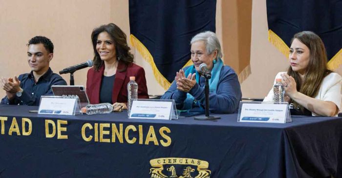 Presenta Olivia Salom&oacute;n billete de LN por 85 a&ntilde;os de Facultad de Ciencias de la UNAM