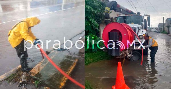 Intensifica Agua de Puebla desazolve ante la temporada de lluvias