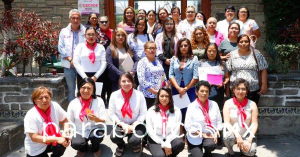 Capacita SMDIF a coordinadores de los CECADE de juntas auxiliares del municipio
