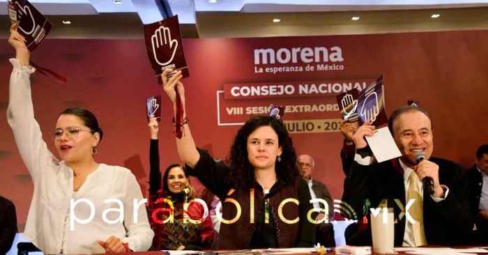 &ldquo;&iexcl;No somos iguales!&rdquo;, asegura Luisa Alcalde en el Consejo Nacional de Morena