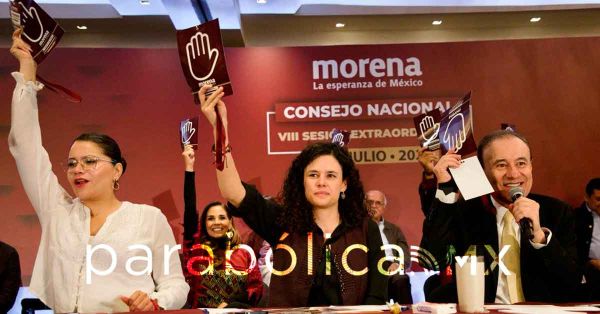 &ldquo;&iexcl;No somos iguales!&rdquo;, asegura Luisa Alcalde en el Consejo Nacional de Morena
