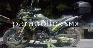 Recupera Policía de Cuautlancingo en pocas horas una motocicleta robada