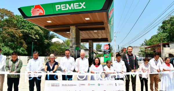 Inauguran la Gasolinera del Bienestar en Cuetzalan