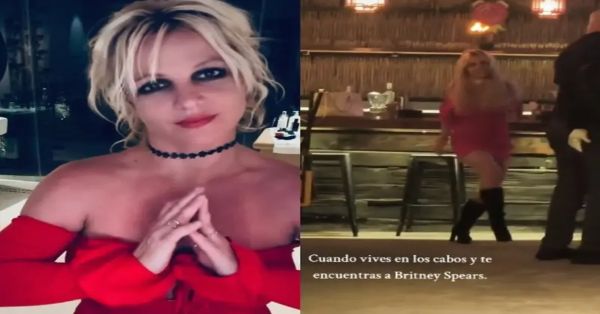 Captan a Britney Spears bailando salsa en Los Cabos