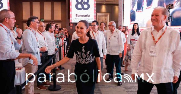 Destaca Claudia Sheinbaum ante banqueros la solidez econ&oacute;mica de M&eacute;xico