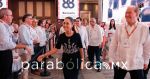 Destaca Claudia Sheinbaum ante banqueros la solidez económica de México