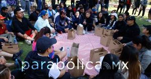 Realiza Armenta convivencia con j&oacute;venes en el Parque del Arte