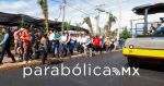Supervisa Armenta reencarpetado de carretera en San Francisco Totimehuacan