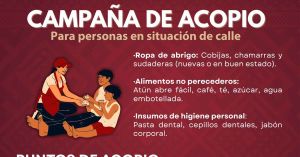 Lanza San Pedro Cholula campa&ntilde;a de acopio para personas en situaci&oacute;n de calle