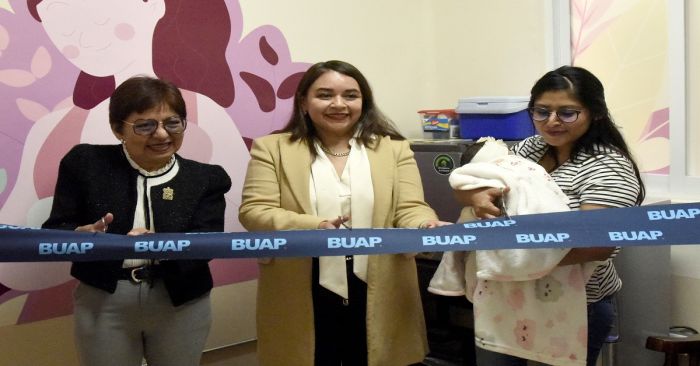 Inaugura la BUAP el lactario número 11 en la Facultad de Filosofía y Letras