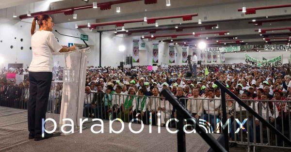 Iniciar&aacute; el pr&oacute;ximo a&ntilde;o la construcci&oacute;n del tren de pasajeros en San Luis Potos&iacute;: Sheinbaum