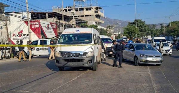 Ejecutan a chofer de transporte público en Acapulco
