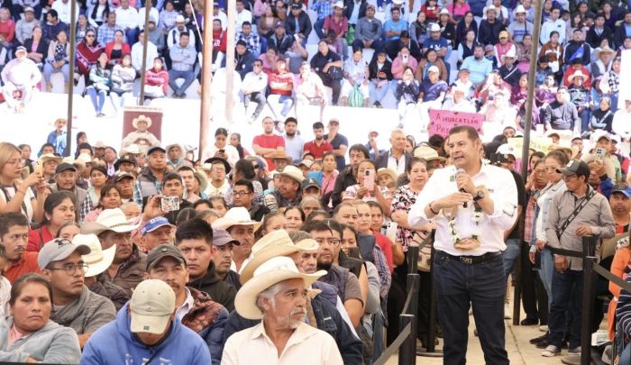Impulsa Armenta la producción agrícola en Cuautempan