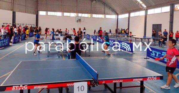 Reportan gran participación en el Selectivo Estatal de Tenis de Mesa en Puebla