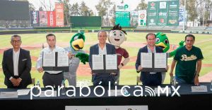 Firman Deporte municipal y los Pericos de Puebla convenio de colaboración