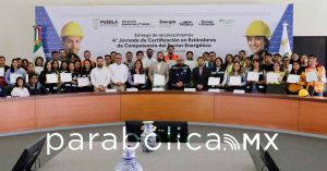 Realiza Gobierno de Puebla la 4ª Certificación de Competencia del Sector Energético