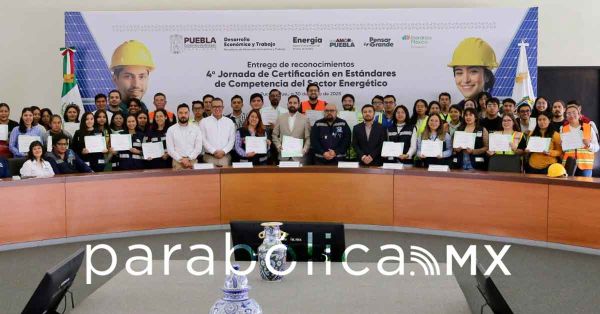 Realiza Gobierno de Puebla la 4ª Certificación de Competencia del Sector Energético