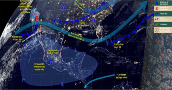 Pronostican lluvias con chubascos para Puebla este fin de semana