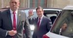 As&iacute; fue la llegada de Marco Rubio a Palacio Nacional