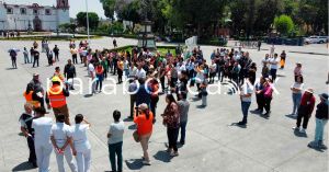 Participa San Pedro Cholula en el Primer Simulacro Nacional 2025