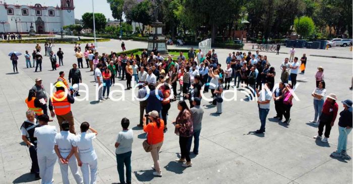 Participa San Pedro Cholula en el Primer Simulacro Nacional 2025