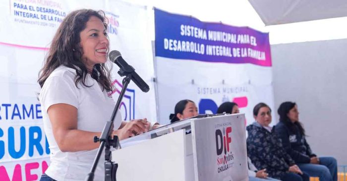 Promueve Lupita Cuautle alimentación para sectores vulnerables