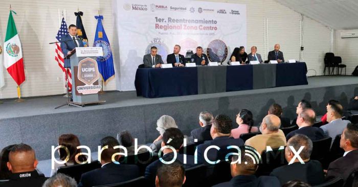Se pone Puebla a la vanguardia en entrenamiento de cuerpos de Seguridad: Armenta