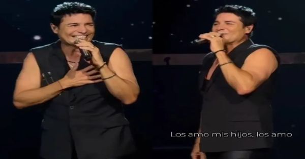 Gritan fans papi a Chayanne en concierto; &quot;los amo, mis hijos&quot;