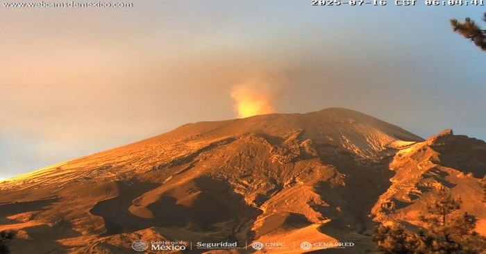 Regresa a la calma el Popocat&eacute;petl con 29 exhalaciones