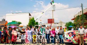 Arrancan programa de alumbrado público en Huejotzingo