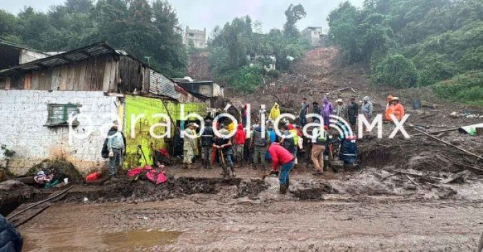 Permanecen incomunicados tres municipios de la Sierra Norte de Puebla: Segob