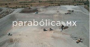 Avanza la construcción de la nueva celda en el relleno sanitario de Atlixco