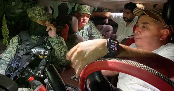 Persigue ciudadano a militares en Tamaulipas por un robo contra su hijo