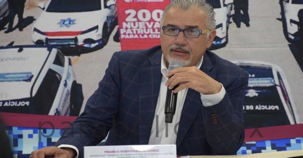 Presenta SSC de Puebla acciones semanales