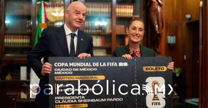 Analiza Sheinbaum regalar su boleto para la inauguración del Mundial