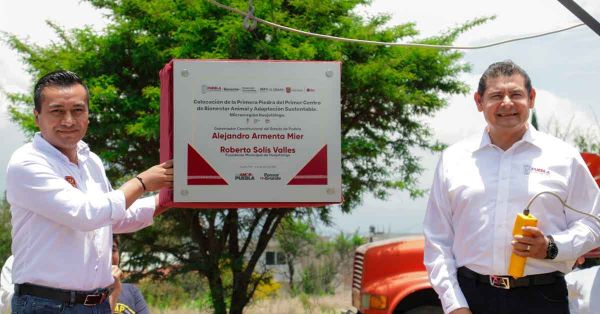 Arranca construcción del Primer Centro Microrregional de Bienestar Animal en Huejotzingo