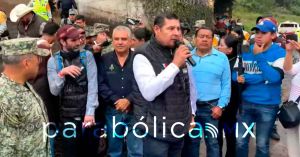 Supervisa Armenta zonas afectadas en Huauchinango
