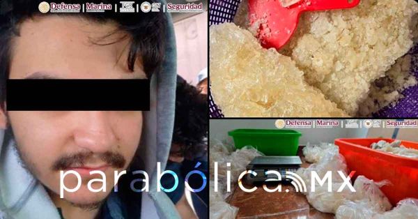 Asegura SSPC 800 kilos de metanfetamina y detienen a dos hombres en Michoac&aacute;n