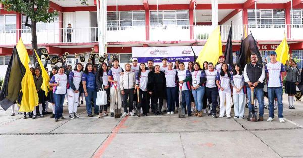 Encabeza Lupita Cuautle jornada de reforestaci&oacute;n en San Luis Tehuiloyocan