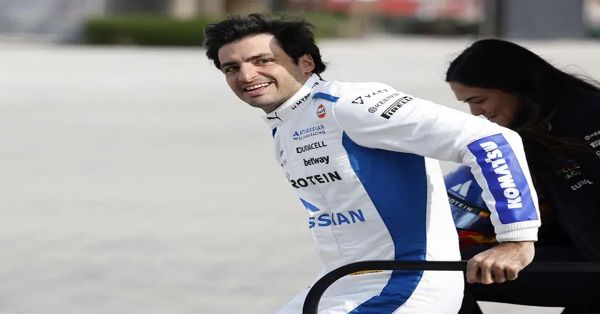 Se sorprende Carlos Sainz con su nuevo Williams