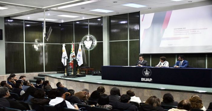Presentan en la BUAP nuevo Sistema de Evaluaci&oacute;n e Investigaci&oacute;n