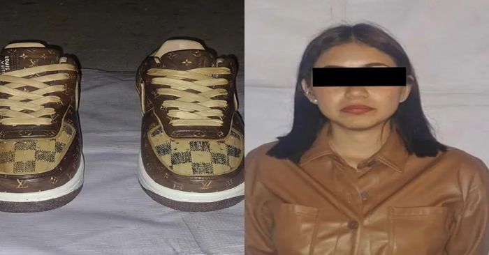 Detienen a ladrona de tenis Nike-Louis Vuitton de 1.2 mdp, tiene otras 6 detenciones por robo