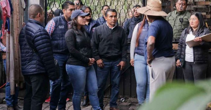 Evalúa San Andrés Cholula zonas afectadas por las intensas lluvias