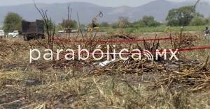 Hallan cuerpo calcinado dentro de los Cañaverales en Izúcar de Matamoros