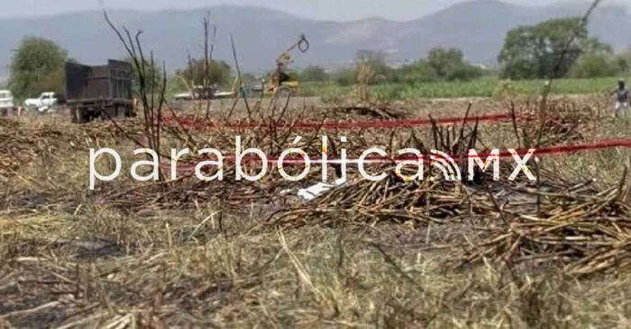 Hallan cuerpo calcinado dentro de los Cañaverales en Izúcar de Matamoros