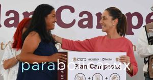 Beneficia Plan Campeche a productores de arroz, leche y carne: Sheinbaum